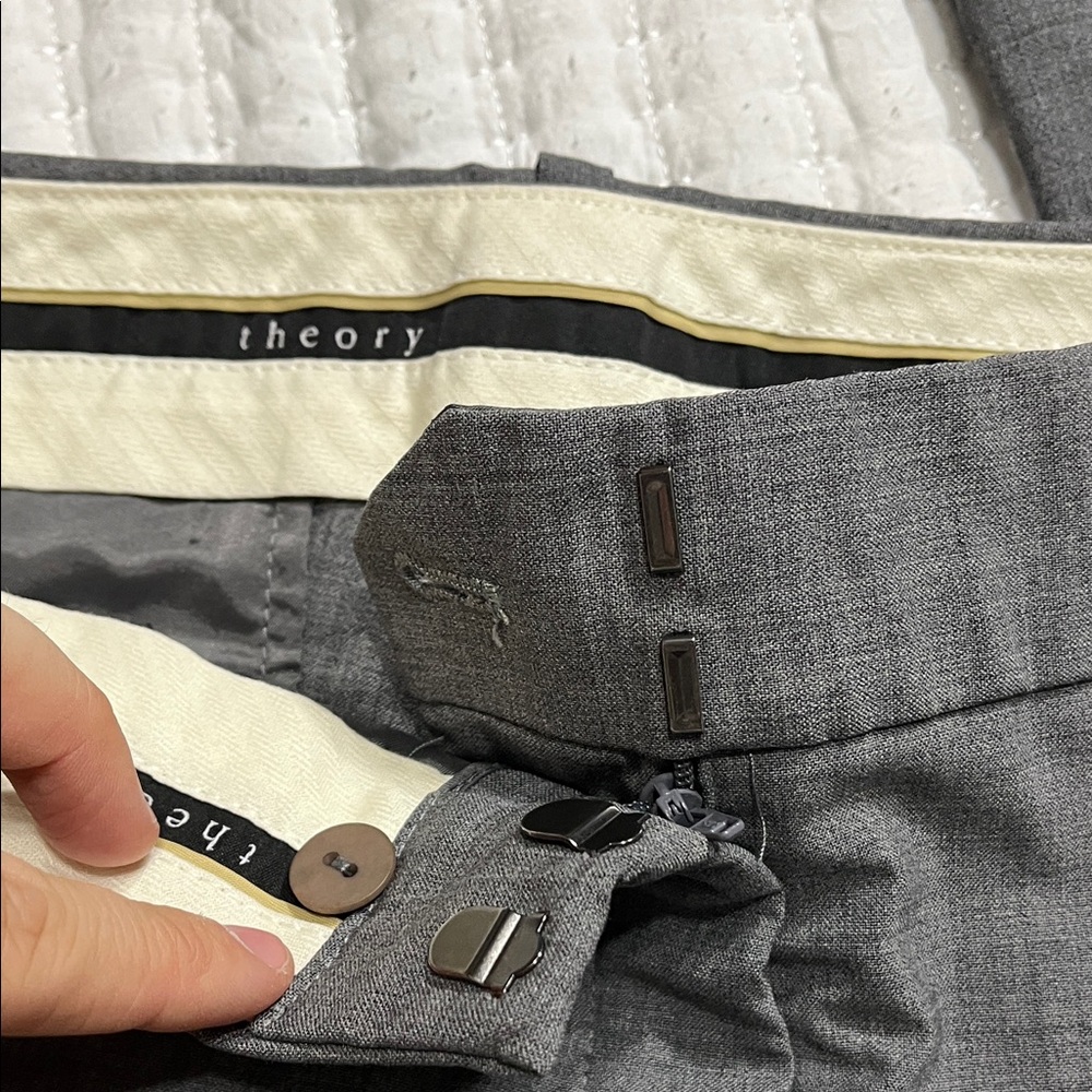 Theory Charcoal Dress Pants for Men - Picture 4 of 5